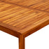 Garden Coffee Table 110x110x45 cm Solid Acacia Wood