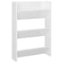 Wall Shoe Cabinets 2 pcs High Gloss White 60x18x90cm Engineered Wood