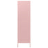 Wardrobe Pink 90x50x180 cm Steel