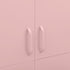 Wardrobe Pink 90x50x180 cm Steel
