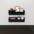 Wall Shelves 2 pcs High Gloss Black 60x11.5x18cm Engineered Wood