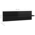 Wall Shelves 2 pcs High Gloss Black 60x11.5x18cm Engineered Wood