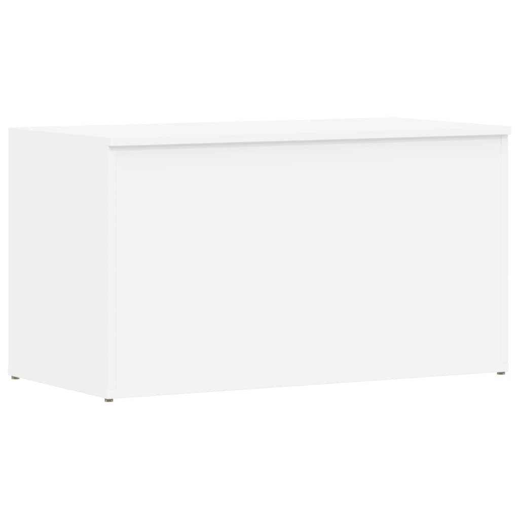 Storage Chest White 84x42x46 cm Engineered Wood