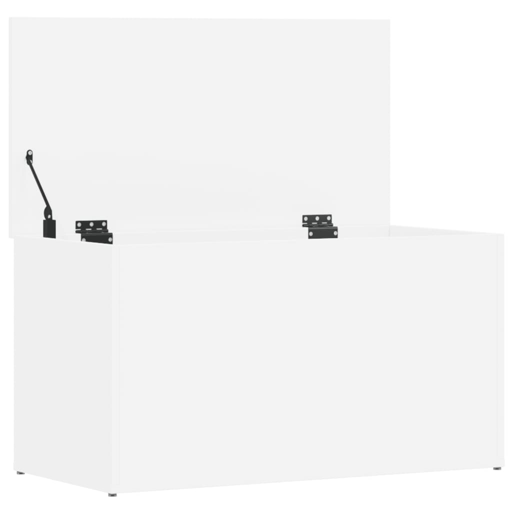 Storage Chest White 84x42x46 cm Engineered Wood