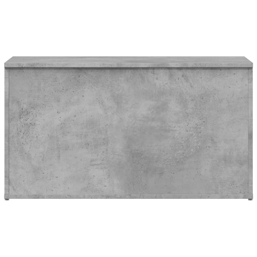 Storage Chest Concrete Grey 84x42x46 cm Engineered Wood