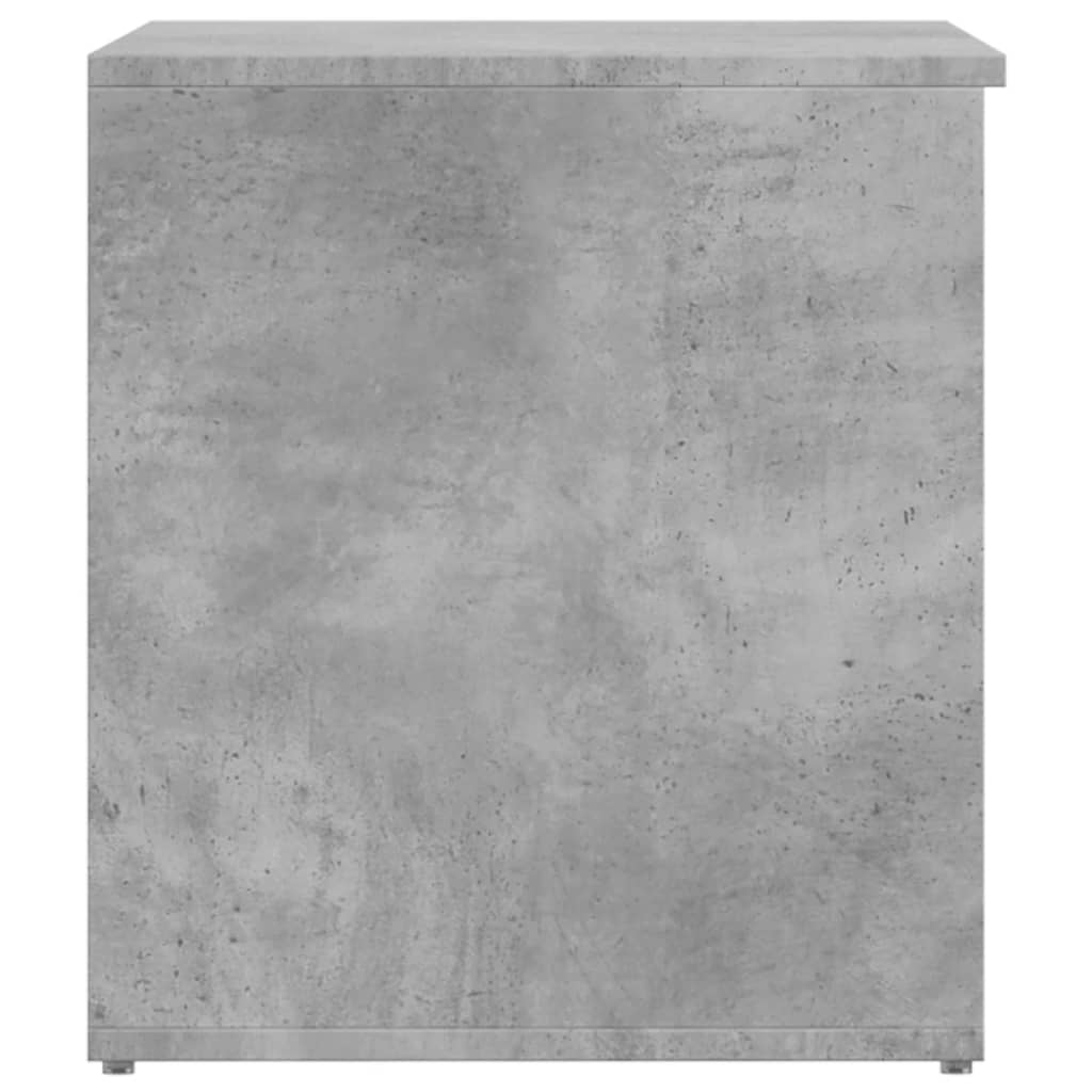 Storage Chest Concrete Grey 84x42x46 cm Engineered Wood