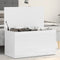 Storage Chest High Gloss White 84x42x46 cm Engineered Wood