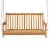 Swing Bench Solid Teak Wood 114x60x64 cm