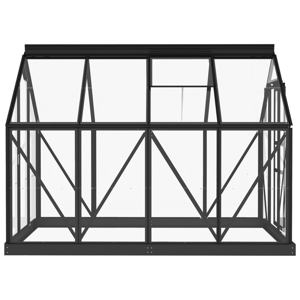 Greenhouse Replacement Frame Anthracite 155x103x191 cm Aluminium