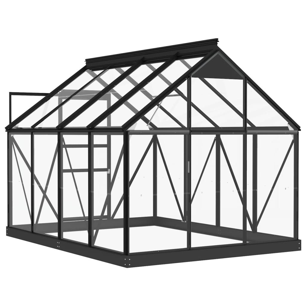 Greenhouse Replacement Frame Anthracite 155x103x191 cm Aluminium