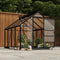 Greenhouse Replacement Frame Anthracite 155x103x191 cm Aluminium