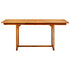 Garden Dining Table (120-170)x80x75 cm Solid Acacia Wood