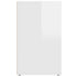 Shoe Cabinets 2 pcs High Gloss White 52.5x30x50 cm