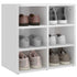 Shoe Cabinets 2 pcs High Gloss White 52.5x30x50 cm