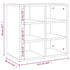 Shoe Cabinets 2 pcs High Gloss White 52.5x30x50 cm