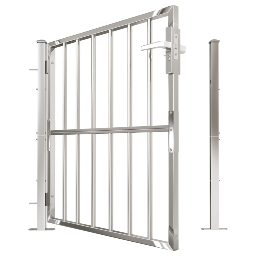 Garden Gate 100x100 cm Stainless Steel