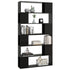 Book Cabinet Room Divider High Gloss Black 100x24x188 cm