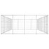 Outdoor Dog Kennel Galvanised Steel 43.56 m²