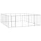 Outdoor Dog Kennel Galvanised Steel 36.3 m²