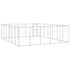 Outdoor Dog Kennel Galvanised Steel 36.3 m²