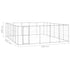 Outdoor Dog Kennel Galvanised Steel 36.3 m²