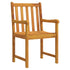 Garden Chairs 2 pcs Solid Acacia Wood