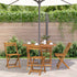 Folding Garden Table 110 cm Solid Acacia Wood