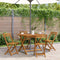 Folding Garden Table 110 cm Solid Acacia Wood