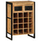 Wine Rack for 16 Bottles Solid Wood Mango