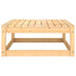 Garden Footstools with Cushions 2 pcs Solid Wood Pine