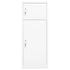 Saddle Cabinet White 53x53x140 cm Steel