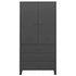 Industrial Wardrobe Anthracite 90x50x180 cm Metal