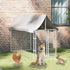 Outdoor Dog Kennel with Roof 200x100x150 cm