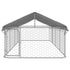 Outdoor Dog Kennel with Roof 600x200x150 cm