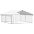 Outdoor Dog Kennel with Roof 300x300x150 cm