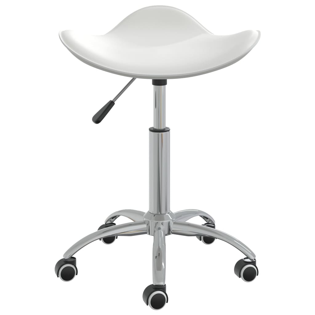 Office Chair White Faux Leather