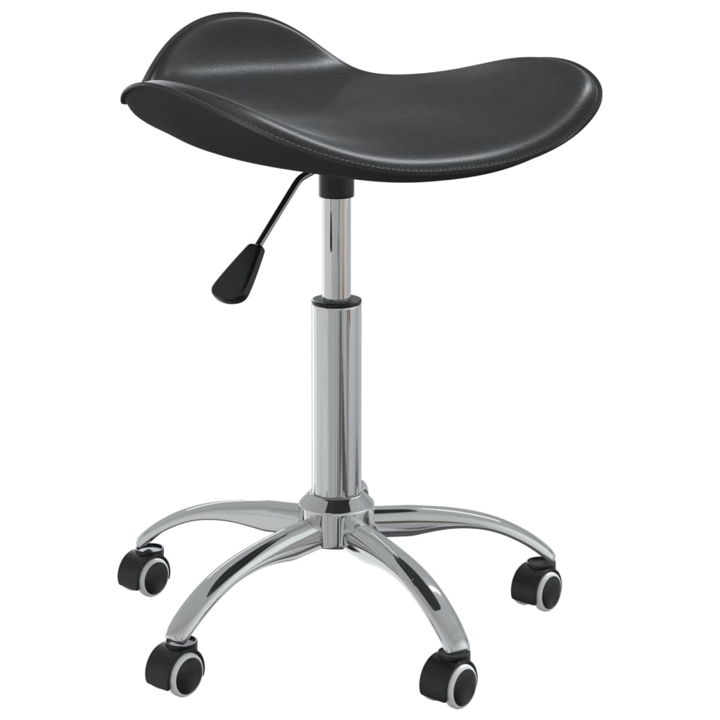 Office Chair Black Faux Leather