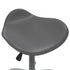 Office Chair Grey Faux Leather