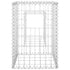 Gabion Basket Posts 2 pcs 40x40x60 cm Iron