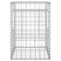 Gabion Basket Posts 2 pcs 40x40x60 cm Iron