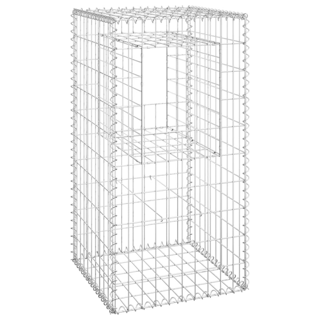 Gabion Basket Post 50x50x100 cm Iron