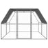 Outdoor Chicken Cage 3x4x2 m Galvanised Steel