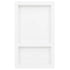 Shower Niche with 2 Compartments High Gloss White 41x69x9 cm