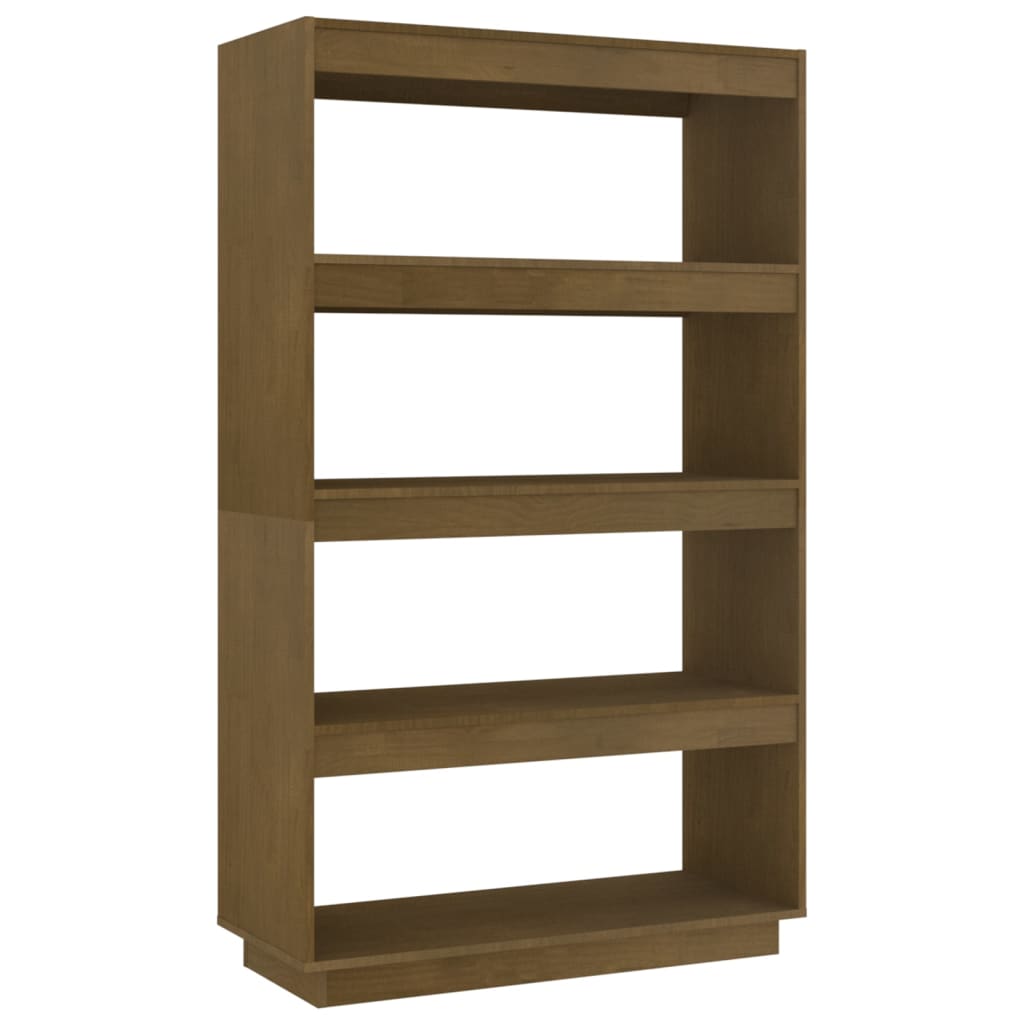 Book Cabinet/Room Divider Honey Brown 80x35x135 cm Solid Pinewood