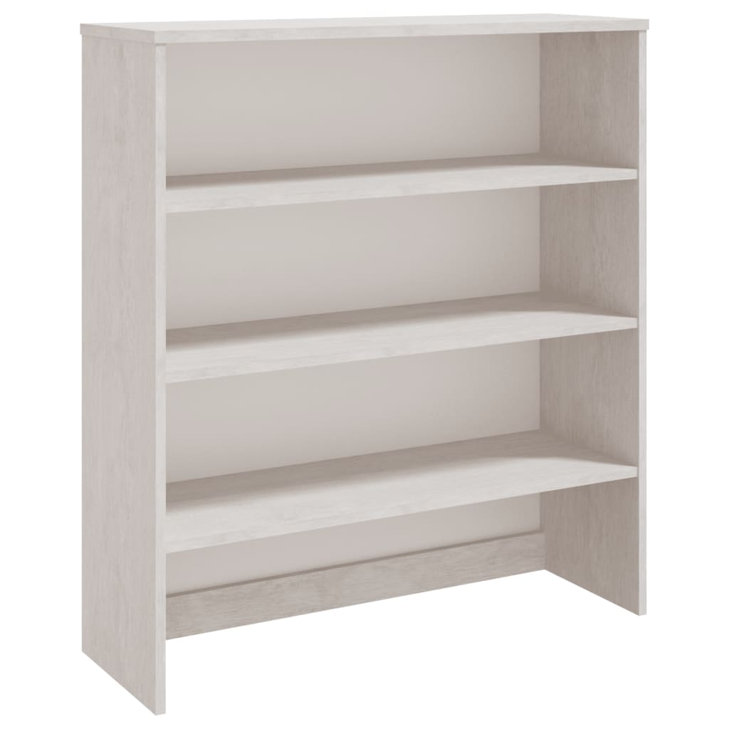 Top for Highboard"HAMAR" White 90x30x100cm Solid Wood Pine