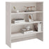 Top for Highboard"HAMAR" White 90x30x100cm Solid Wood Pine