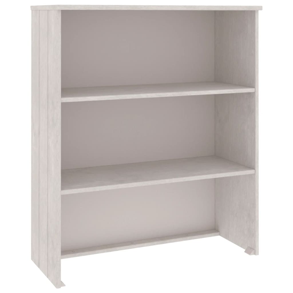 Top for Highboard"HAMAR" White 85x35x100 cm Solid Wood Pine