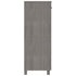 Shoe Cabinet "HAMAR" Light Grey 85x40x108 cm Solid Wood Pine