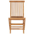 Folding Garden Chairs 8 pcs Solid Wood Teak