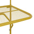 Balcony Table Gold 60x40 cm Steel